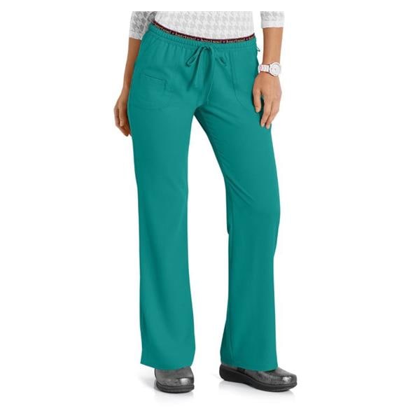 HeartSoul Scrub Pant 4 Pockets X-Large Teal Womens Ea