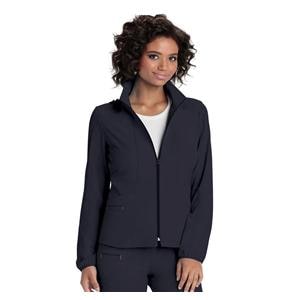 HeartSoul Warm-Up Jacket Long Set-In Sleeves X-Large Pewter Womens Ea