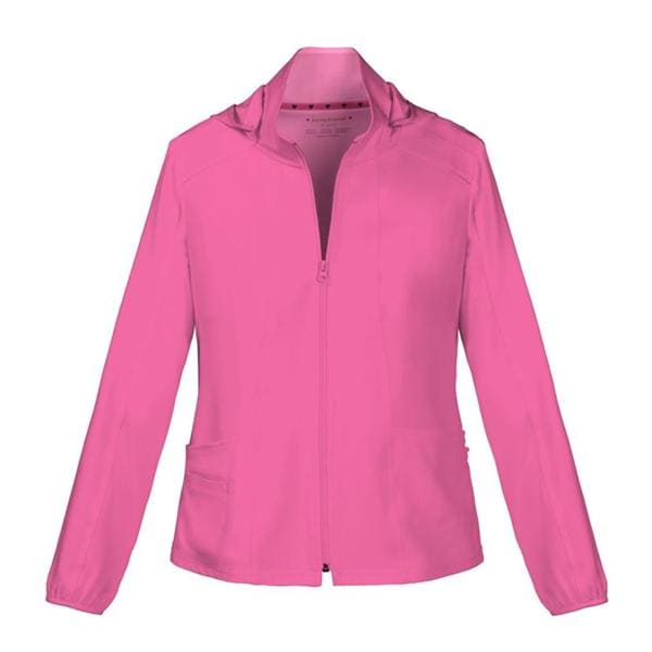 HeartSoul Warm-Up Jacket Long Set-In Sleeves Small Pink Womens Ea