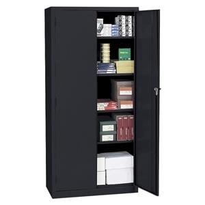 Cabinet Storage 4 Shelf 72x36x18" Black Ea