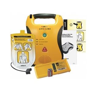 Lifeline AED Defibrillator New With RX Ea