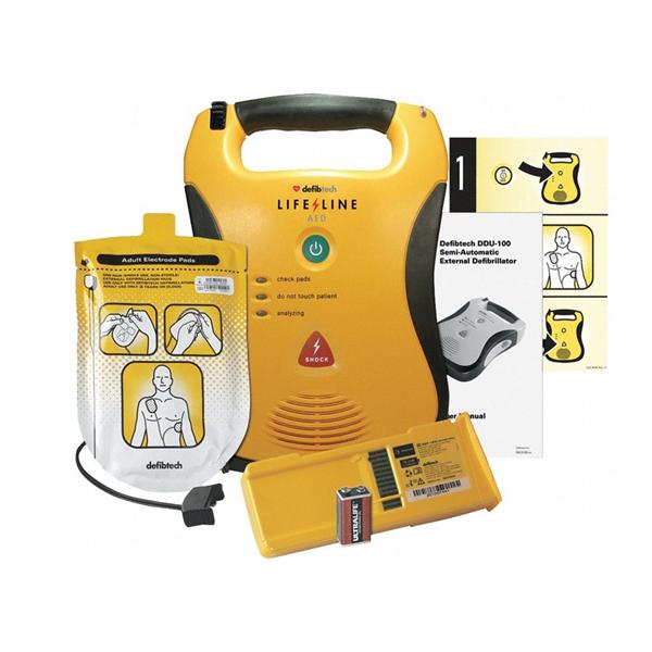 Lifeline AED Defibrillator New With RX Ea