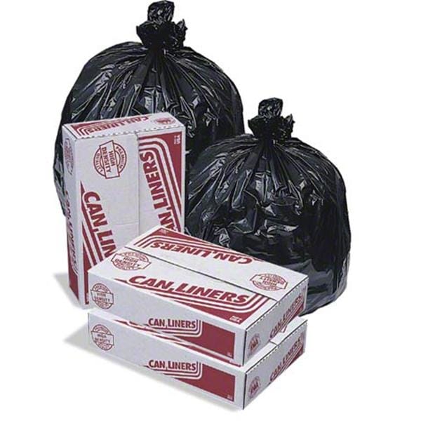 XHeavy Trash Liner Black 40-45 Gallons 40x48" 250/Ca