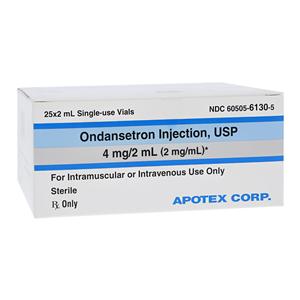 Ondansetron Injection 2mg/mL SDV 2mL 25/Package