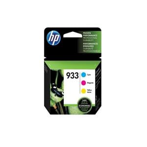 HP 933 Cyan/Magenta/Yellow Ink Cartridges (N9H56FN#140) 3/Pk