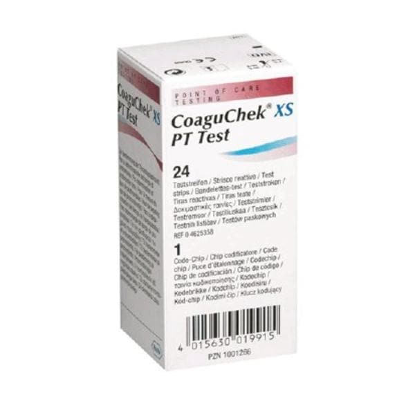 CoaguChek INR: International Normalized Ratio Test Strip 24/Bx