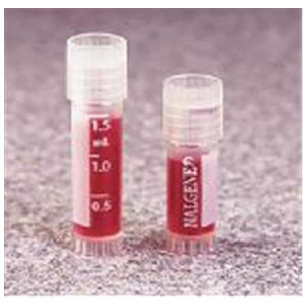 Nalgene Cryogenic Vial Polypropylene 2mL Screw Cap 1000/Ca