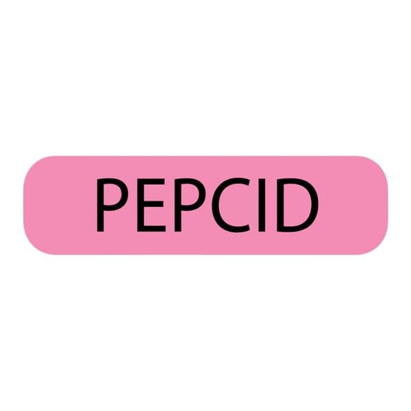 Label Fluorescent Pink 1-7/16x3/8" 5/Rls