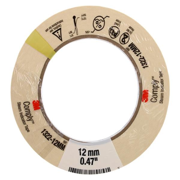 Comply Autoclave Tape 12 mm x 55 mm For Sterilization Tan 42/Ca