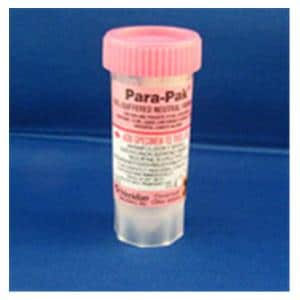 Stool Transport Vial Formalin 10% 30mL 120/Ca