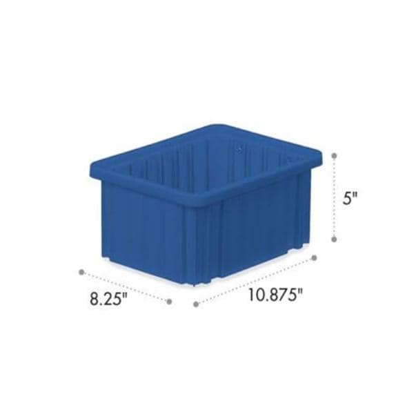 Divider Box Blue Heavy Duty Polyurethane 10-7/8x8-1/4x5" Ea