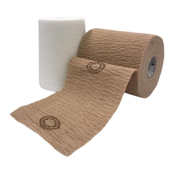 CoFlex TLC Zinc Lite Compression Bandage Elastic/Foam 3"x6yd Tan/White NS 8/Ca