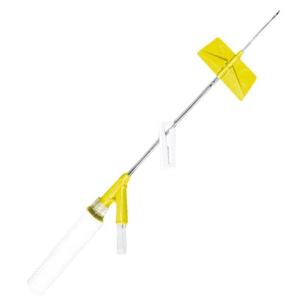 Saf-T-Intima IV Catheter Safety 24 Gauge 3/4" Yellow 25/Bx