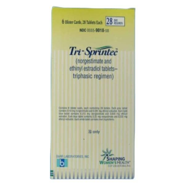 Tri-Sprintec Norgestimate and Ethinyl Estradiol Tabs Triphasic Blstr Pk 6x28/Pk