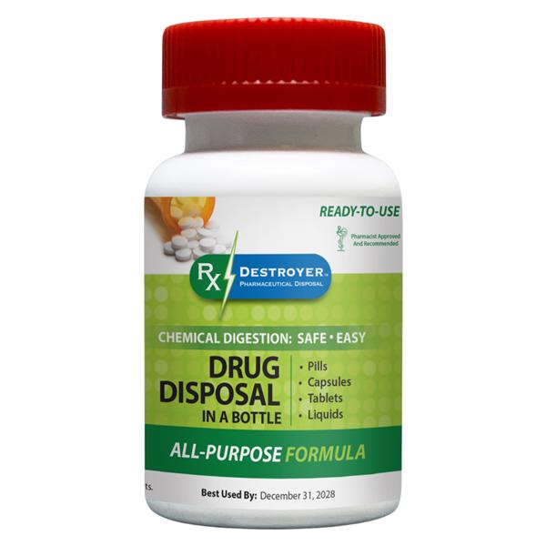 Rx Destroyer Pharmaceutical Disposal 4oz 24/Ca