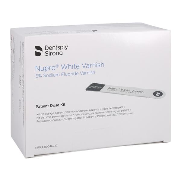 NUPRO Fluoride Varnish 5% NaF 0.4 Gm Raspberry White 50/Bx