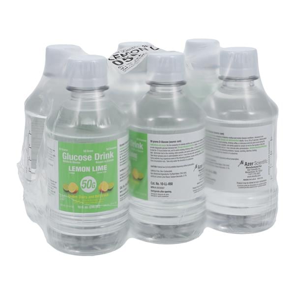 Glucose Tolerance Beverage Lemon Lime 50gm 6/Pk, 4 PK/CA