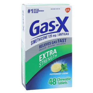 Gas-X Chewable Tablets Peppermint 48/Bt, 24 BT/CA