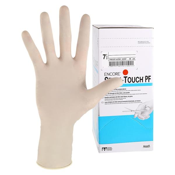 ENCORE Sensi-Touch PF Surgical Gloves 7.5 Standard Natural