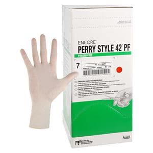 ENCORE Perry Style 42 PF Surgical Gloves 7 Standard Natural