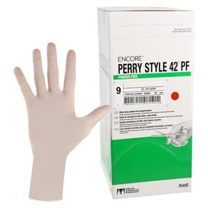 ENCORE Perry Style 42 PF Surgical Gloves 9 Standard Natural