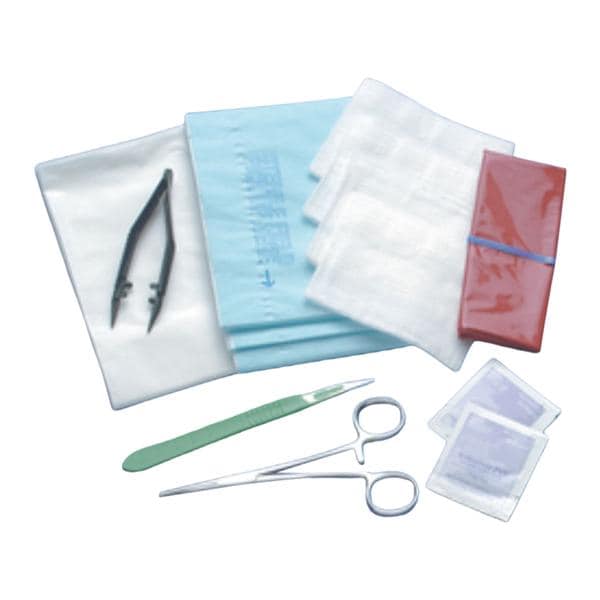 Incision/Drainage Kit Gauze/5" Kalsey Fine Pt. Needle