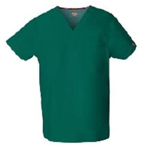 Dickies Scrub Shirt Short Sleeves Small Hunter Green Ea