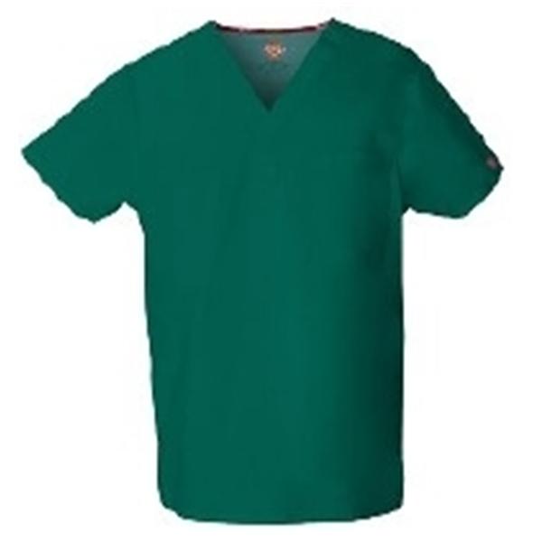 Dickies Scrub Shirt Short Sleeves Small Hunter Green Ea