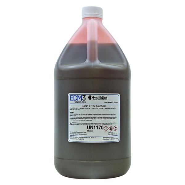 Reagent Eosin-Y Red/Orange Eosin Y Alcoholic 1% 1gal Ea