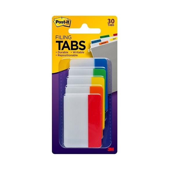 Tabs File Post-It 2" 6/Pd Var Colors 5/Pk 5/Pk