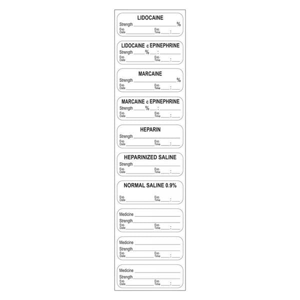 Label White 1-1/2x1/2" 100/Pk