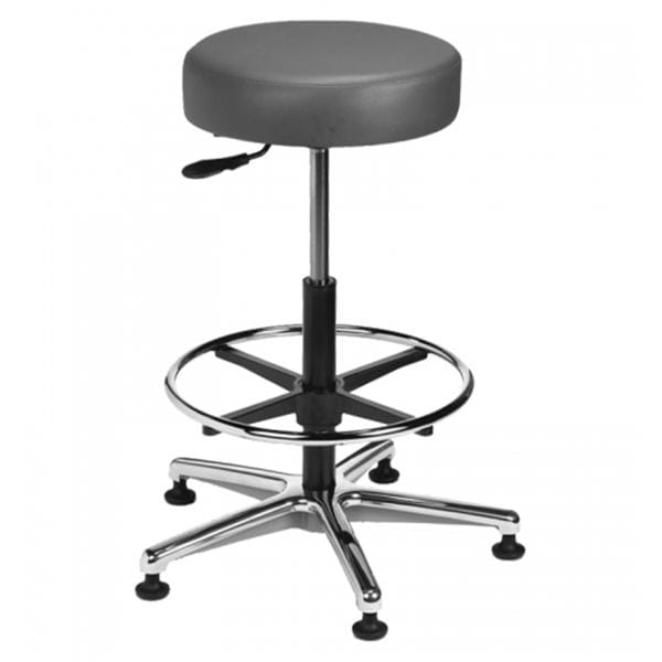 Vinyl Round Series Laboratory Stool Fawn 250lb Capacity