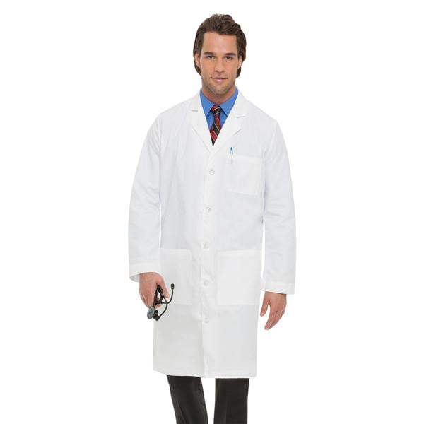 Jacket Lab Coat Large White Mens Ea