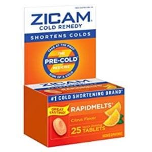 Zicam Cold Rapid Melts Lemon-Lime 25/Bx