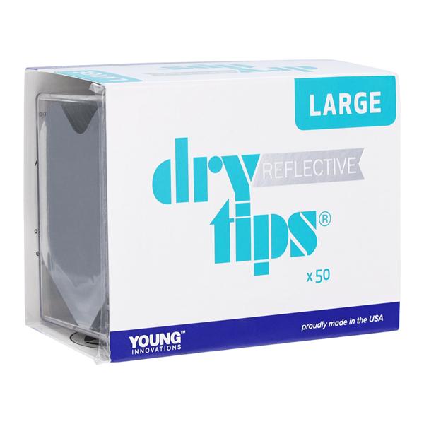 Dry Tips Reflective Cotton Roll Substitute White Large 50/Bx, 36 BX/CA