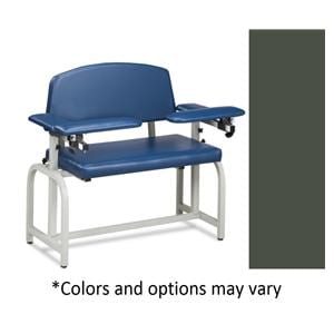 Lab X Series Blood Draw Chair Gunmetal Steel 400lb Capacity Ea