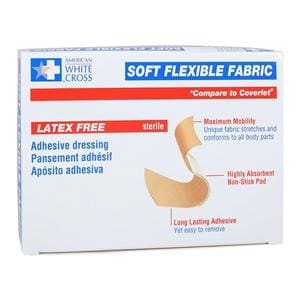 Softflex Bandage Fabric 3/4x3" Tan Sterile 100/Bx, 12 BX/CA