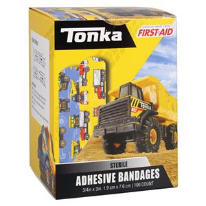 Stat Strip Adhesive Bandage Plastic 3/4x3" Tonka Sterile 100/Bx, 12 BX/CA