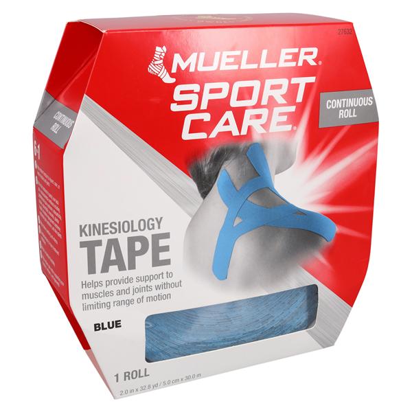 Kinesiology Tape Waterproof 98.4'x2" Blue Non-Sterile Ea