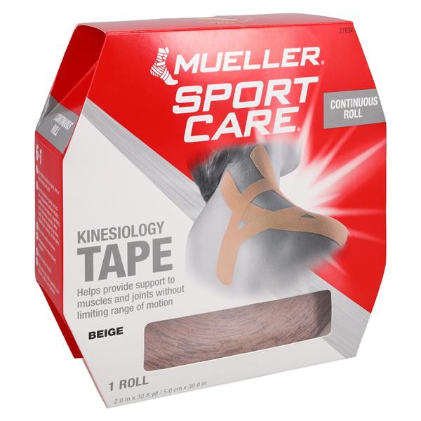 Kinesiology Tape Soft Cloth One Size Fits All Beige Ea