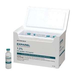 Exparel Injection 1.3% 266mg/vl Preservative Free Vial 20mL 10/Bx