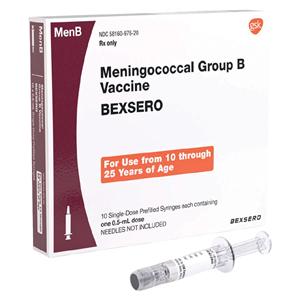 Bexsero Meningitis B Injectable 0.5mL PFS 10/Pk