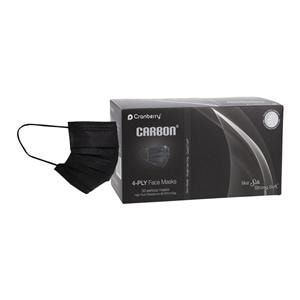 Carbon Surgical Mask ASTM Level 3 Black 50/Bx, 8 BX/CA