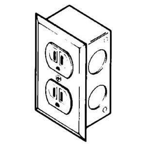 Receptacle Kit For Basic Laboratory Hoods Ea