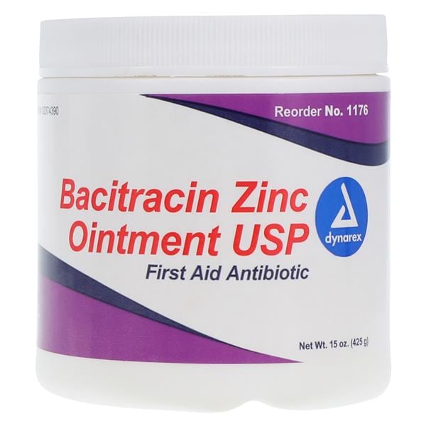 Bacitracin Zinc Topical Ointment 500u/gm 1lb/Jr, 12 JR/CA