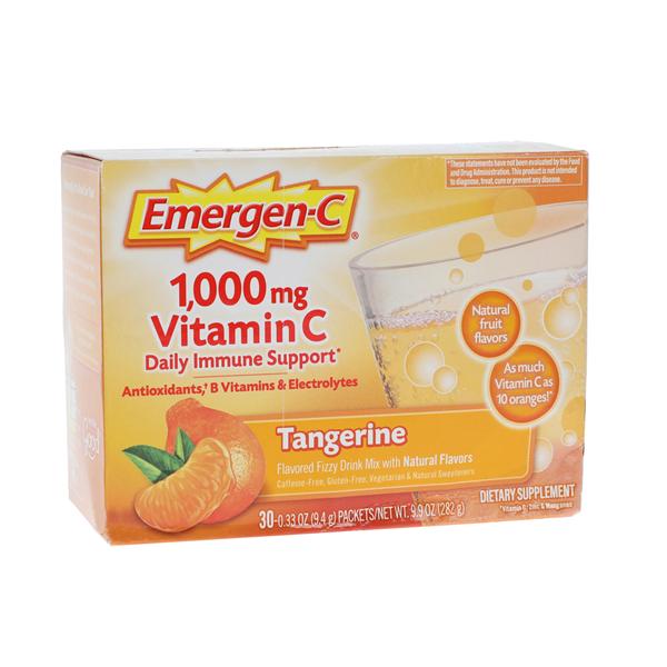 Emergen-C Powder Tangerine Packet 30/Bx, 12 BX/CA