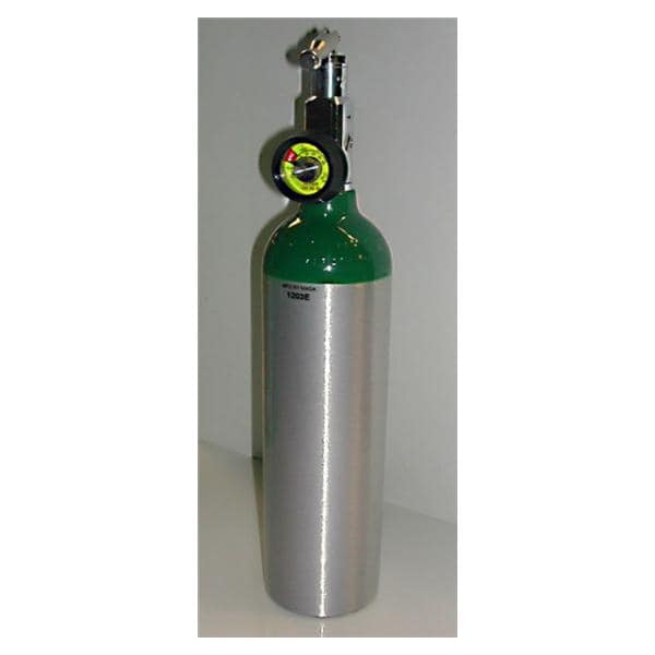 MadaValve M6 Oxygen Cylinder Empty 165L