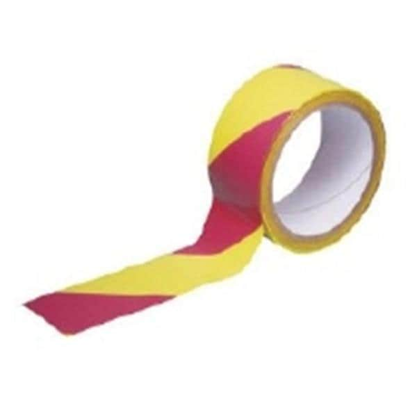 Hazard Tape 2"x54' Roll 6mil Vinyl Each Ea