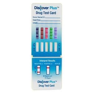 Discover Plus 12 Panel Drug Screen Dipcard CLIA Waived 25/Ca