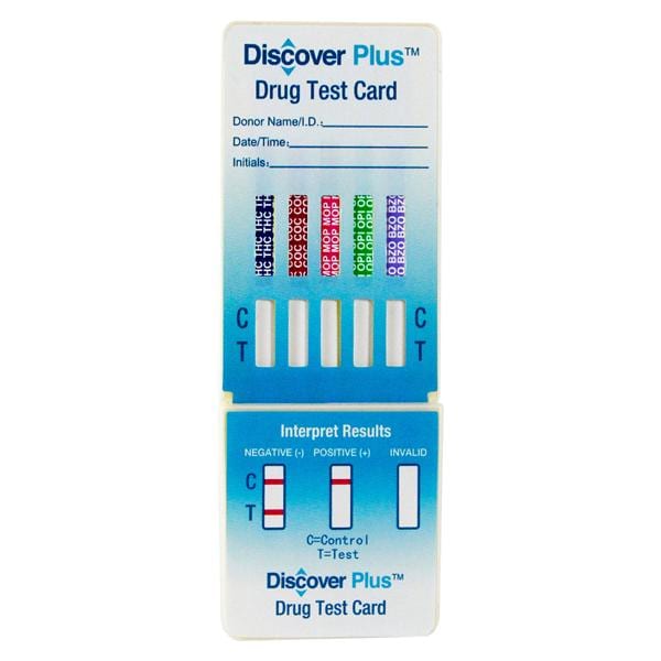 Discover Plus 12 Panel Drug Screen Dipcard CLIA Waived 25/Ca